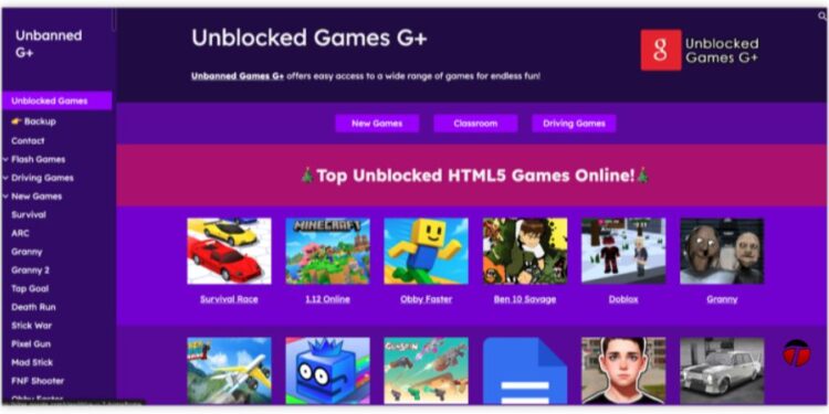 Unblocked Games G +