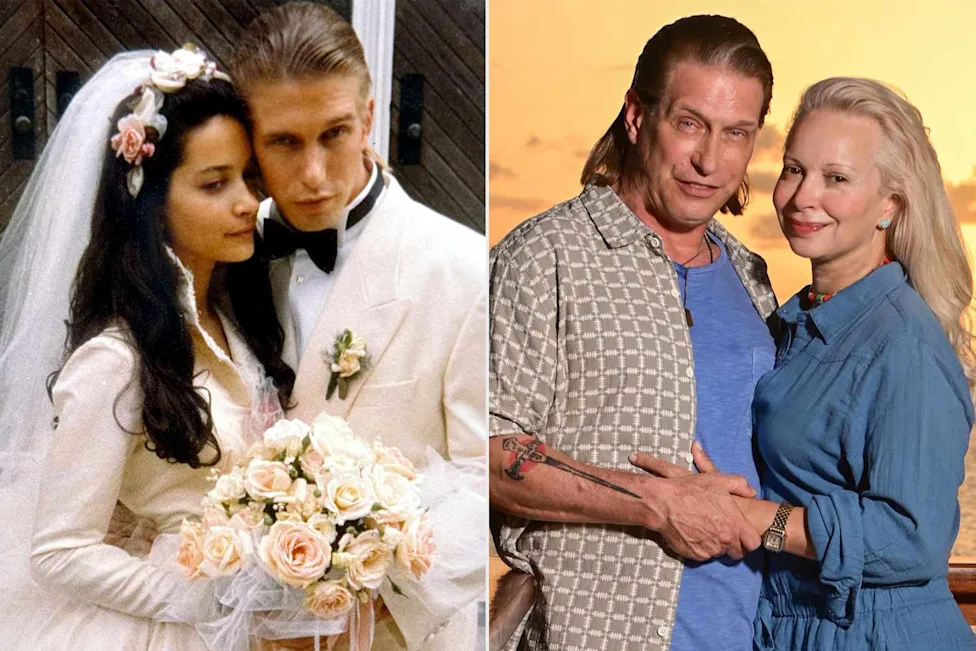 Kennya Baldwin and husband Stephen Baldwin photographed together at a public event in New York City